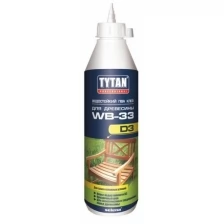 Клей ПВА D3 для древесины Tytan Professional WB-33, 750 г