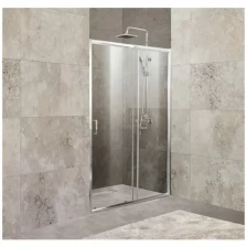 Душевая дверь BELBAGNO UNIQUE 135х190 (UNIQUE-BF-1-120/135-P-Cr)