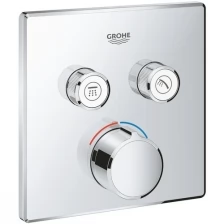 Смеситель для ванны Grohe Grohtherm SmartControl 29148000 (внешняя монтажная часть)