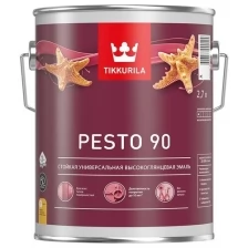 Tikkurila Pesto 90,Суперстойкая универсальная высокоглянцевая эмаль,база А , 2,7л